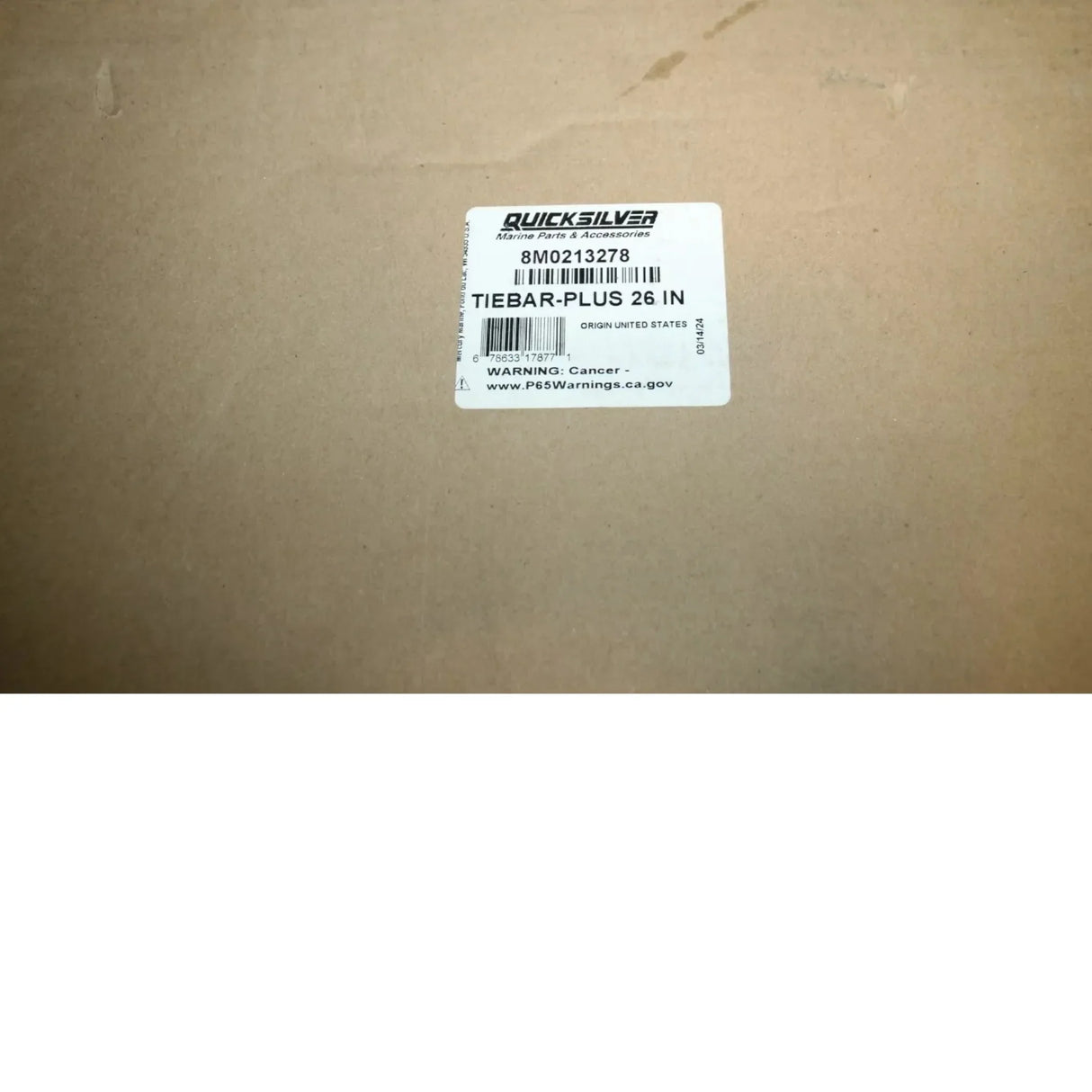 8M0213278 Quicksilver Tiebar Plus 26 In - Truck To Trailer