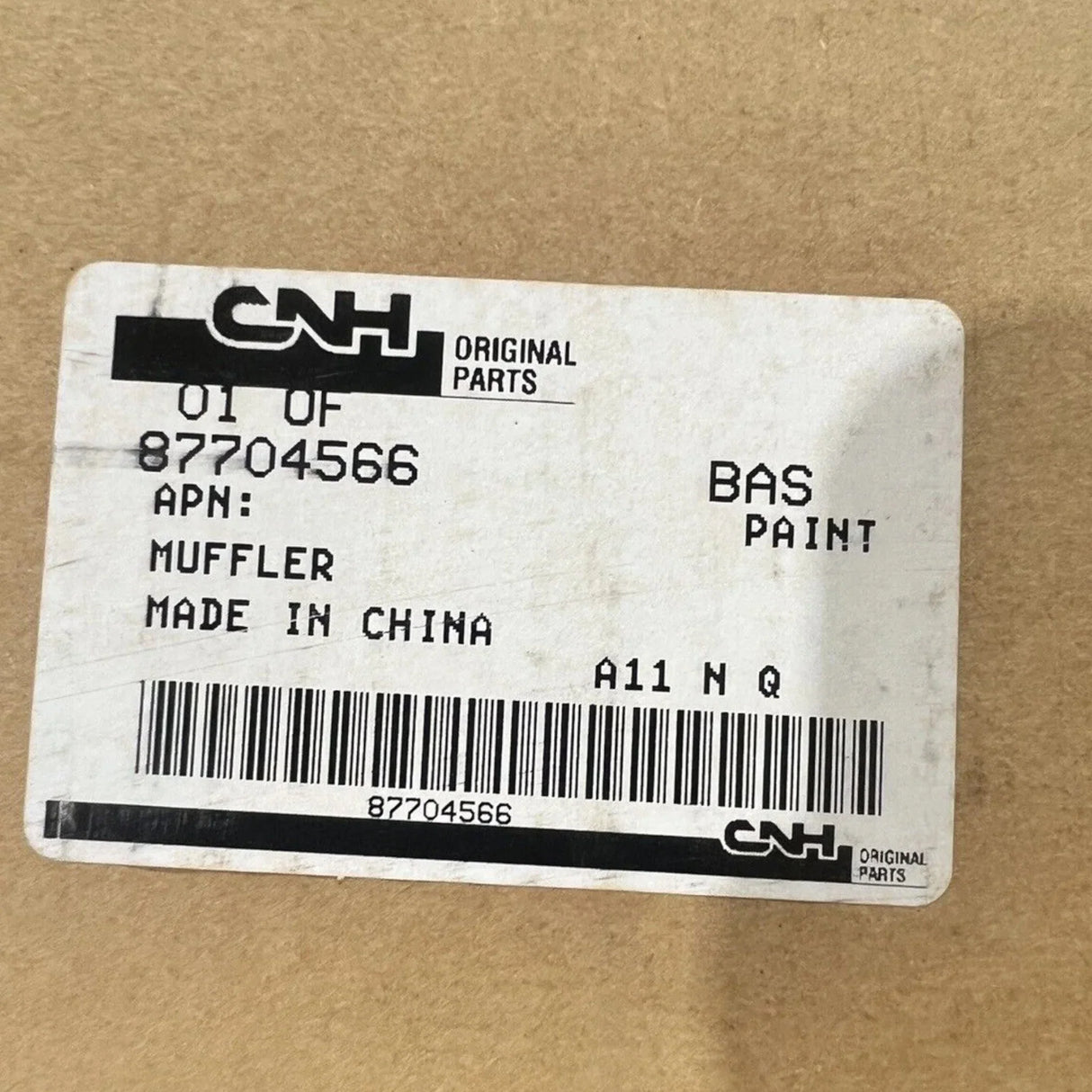 87704566 Genuine CNH Muffler - Truck To Trailer