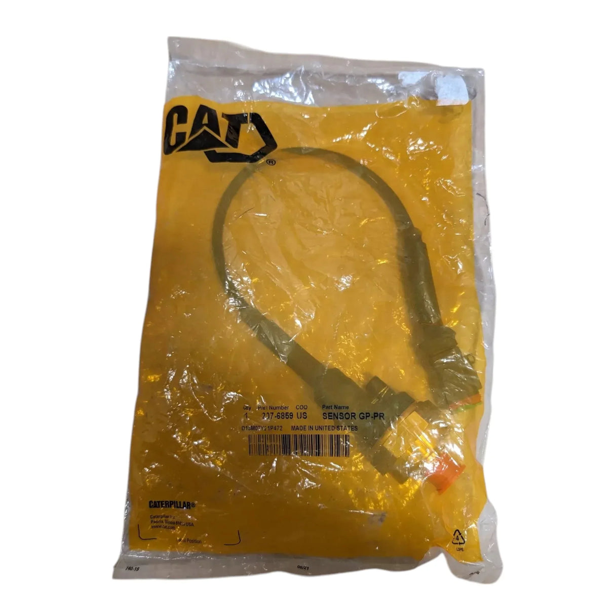 207-6859 CAT 10mA Pressure Sensor - Truck To Trailer