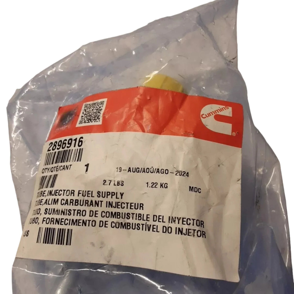 2896916 Cummins Injector Fuel Supply Tube - Truck To Trailer
