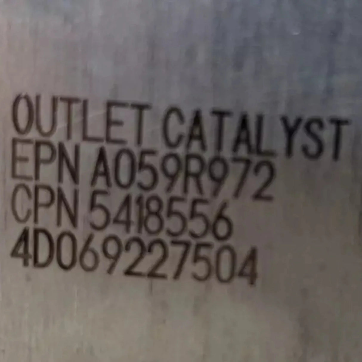 5418556 Genuine Cummins Outlet Catalyst Module - Truck To Trailer