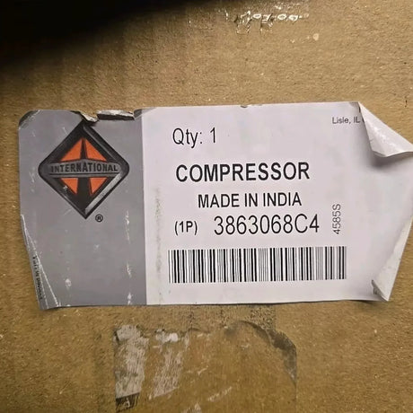 3863068C4 Genuine International A/C Compressor - Truck To Trailer