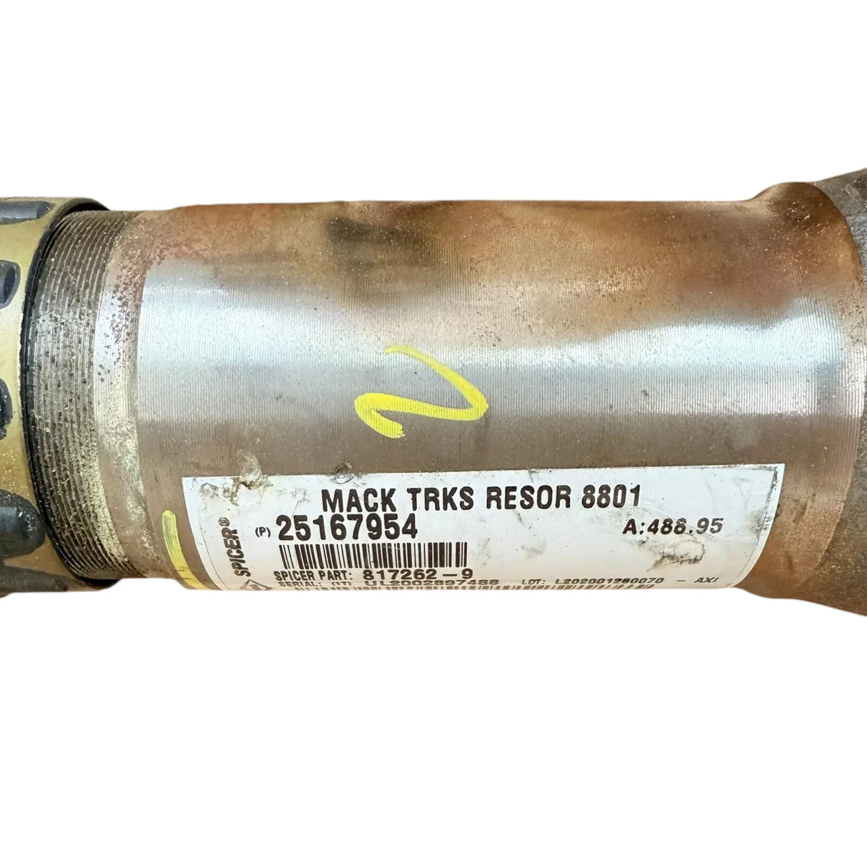 25167954 Genuine Mack Rear Driveshaft - Truck To Trailer