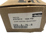 CFQ-A-75-R Genuine Parker Hydraulic Flow Control Valve - Truck To Trailer