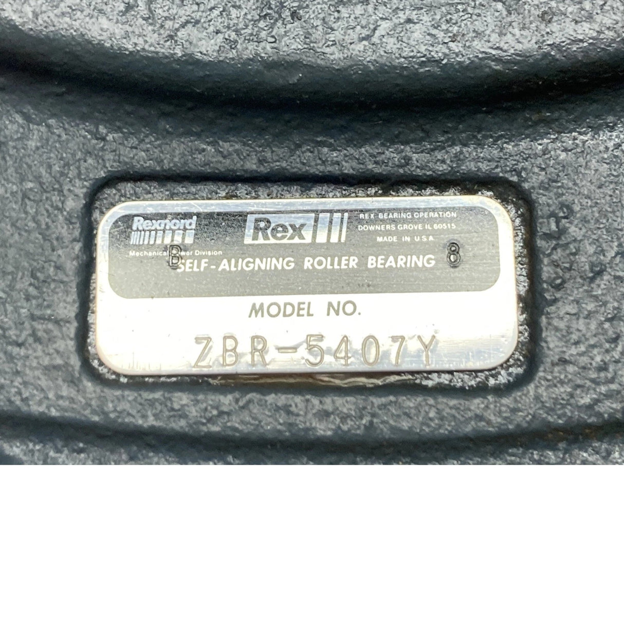 ZBR-5407Y Rexnord Spherical Roller Bearing