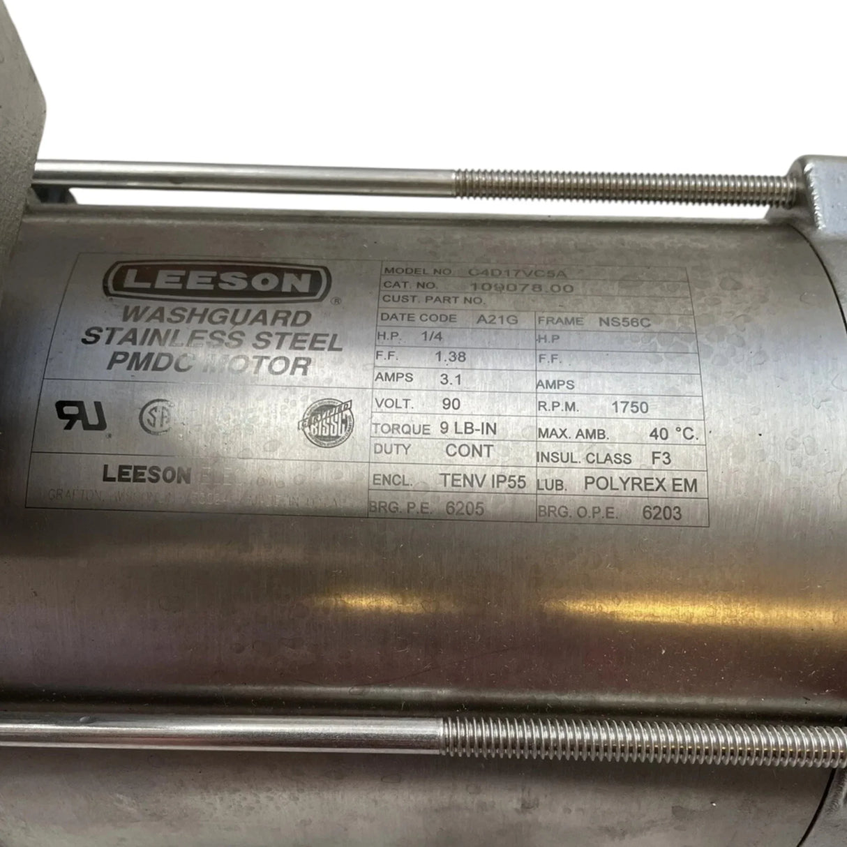 109078.00 Genuine Leeson Electric Motor - Truck To Trailer