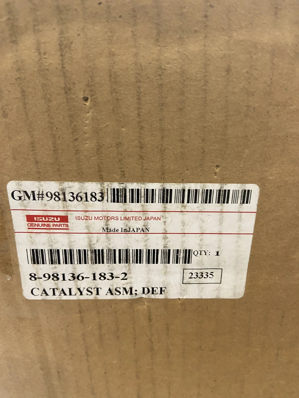 8981361832 Genuine Isuzu Catalyst ASM