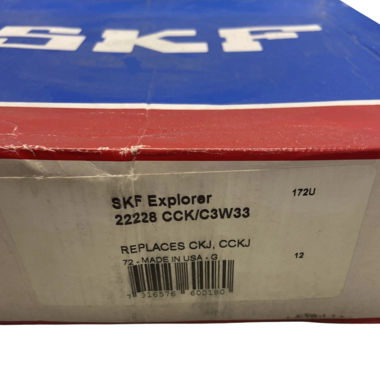 22228 CCK/C3W33 Genuine SKF Spherical Roller Bearing