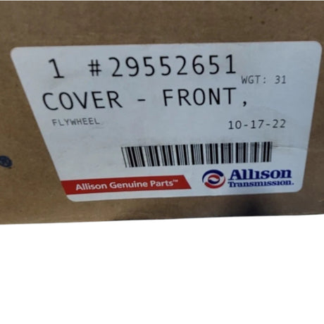 29552651 Genuine Allison Front Flywheel Damper Cover