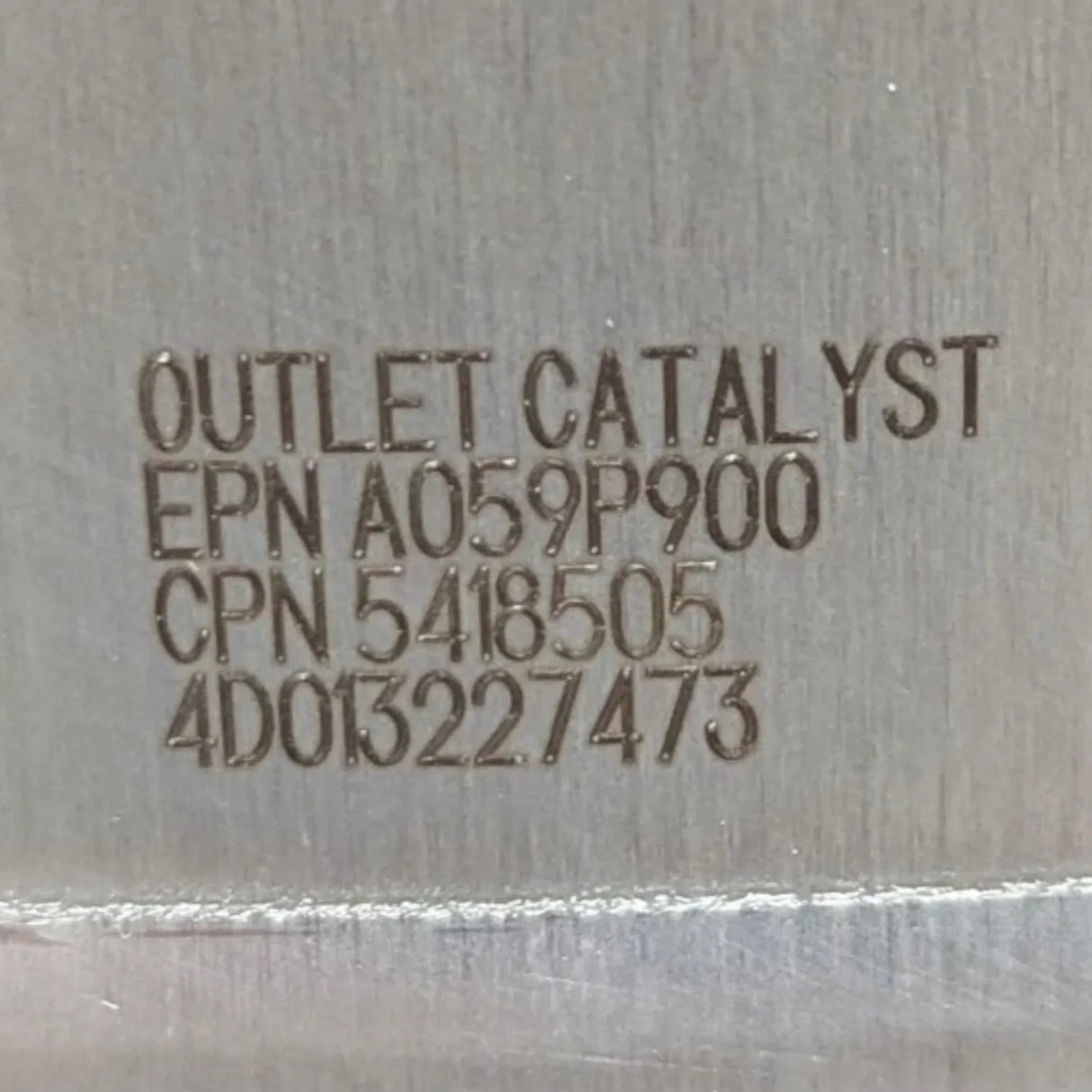 5418505 Cummins Outlet Catalyst Module - Truck To Trailer
