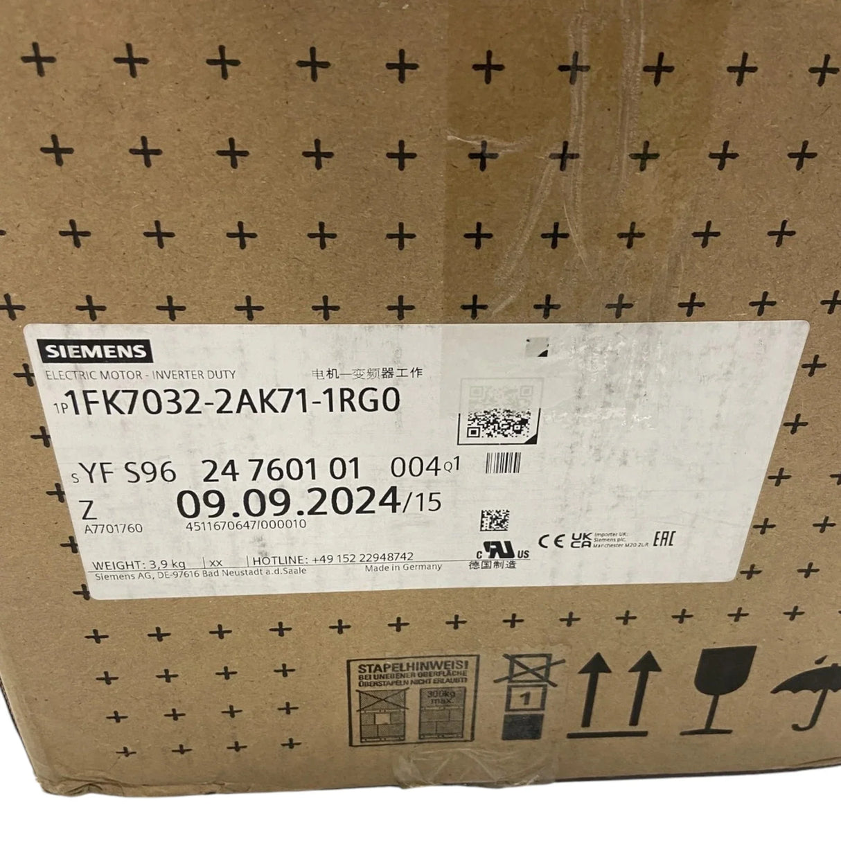 1FK7032-2AK71-1RG0 Siemens Servo Motor - Truck To Trailer