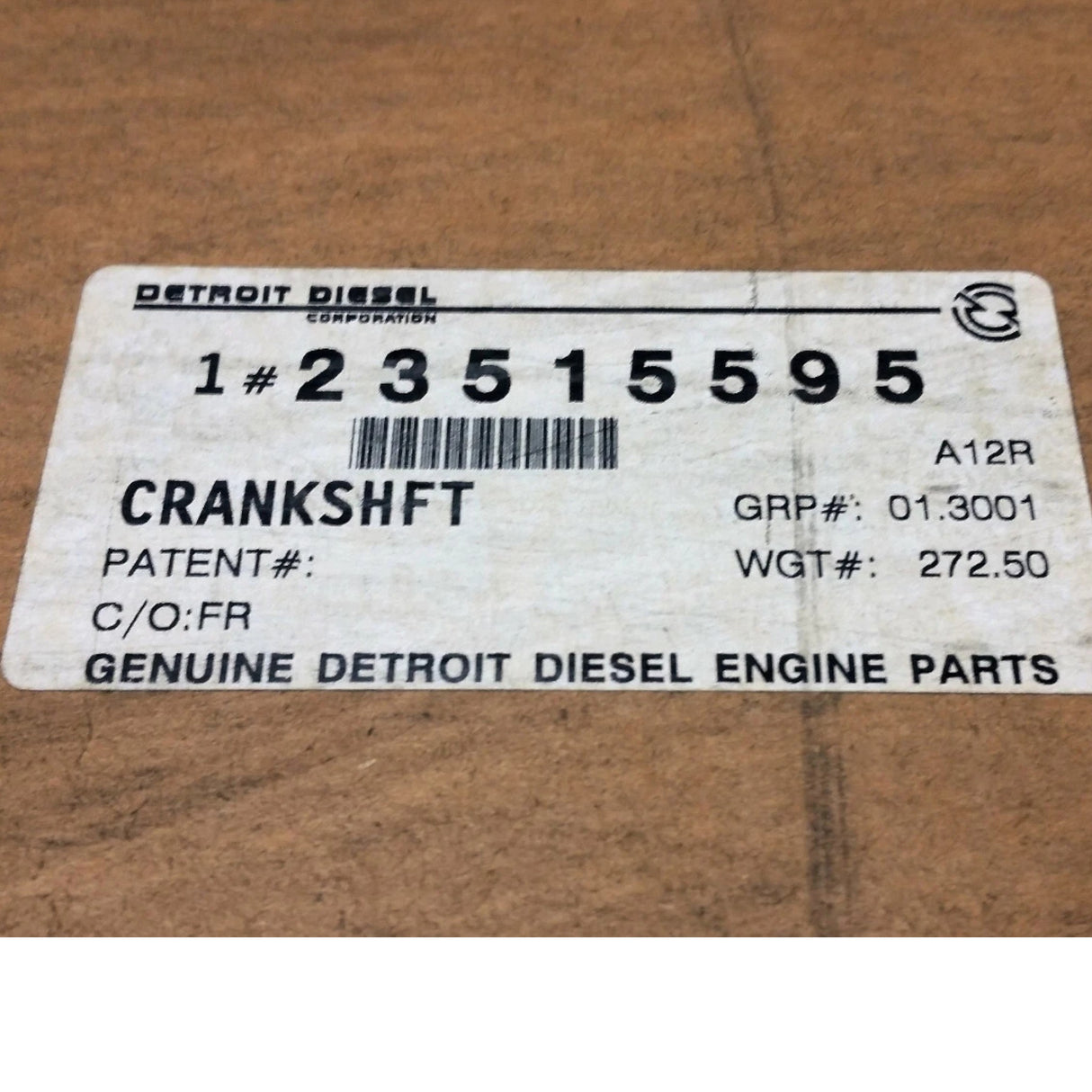 23515595 Genuine Detroit Diesel Crankshaft