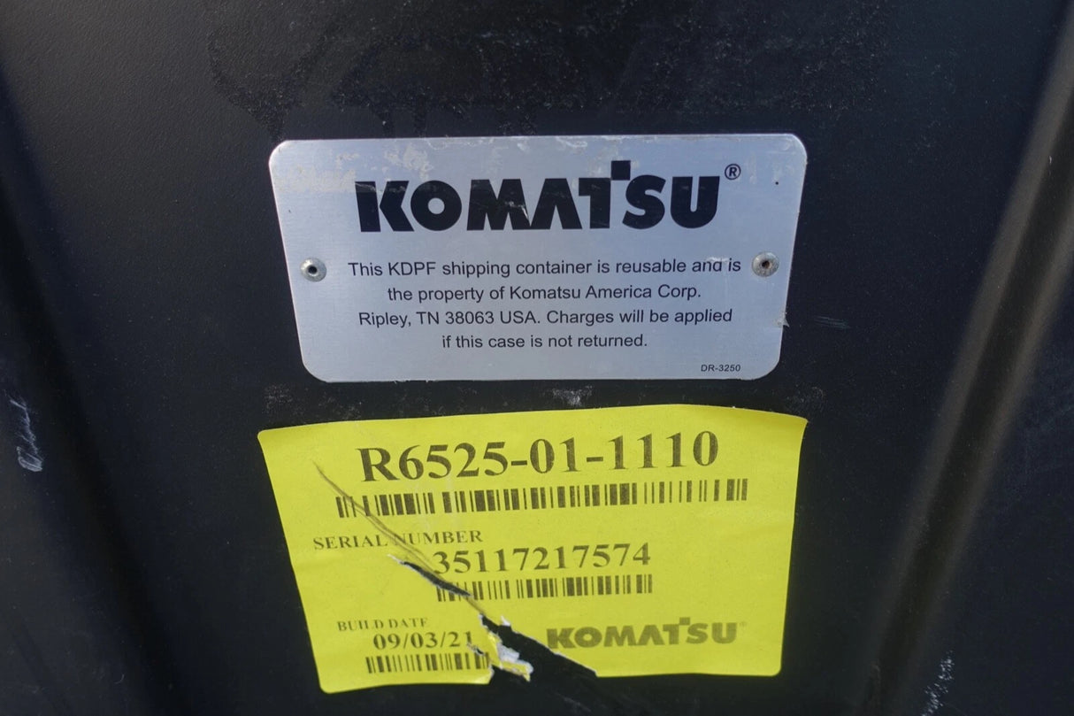 R6525-01-1110 Genuine Komatsu DPF Assembly