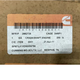 2882729 Genuine Cummins Engine Crankshaft