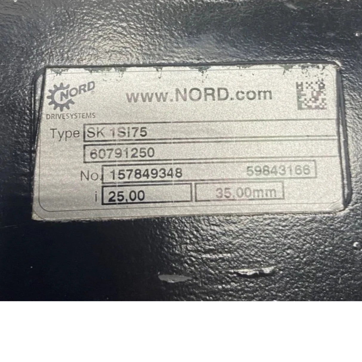 60791250 Nord Universal Right Angle Worm Gear Speed Reducer