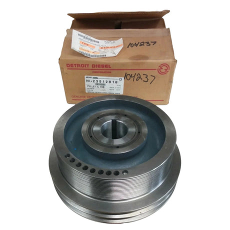 23512818 Genuine Detroit Diesel Crankshaft Pulley Assembly - Truck To Trailer