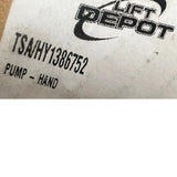 1386752 Genuine Hyster Forklift Hand Pump - Truck To Trailer