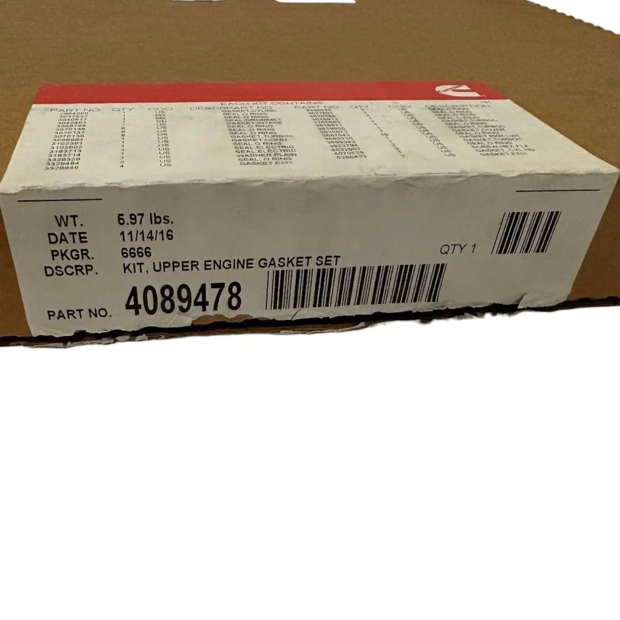 3803293 Genuine Cummins Engine Gasket Set - Truck To Trailer