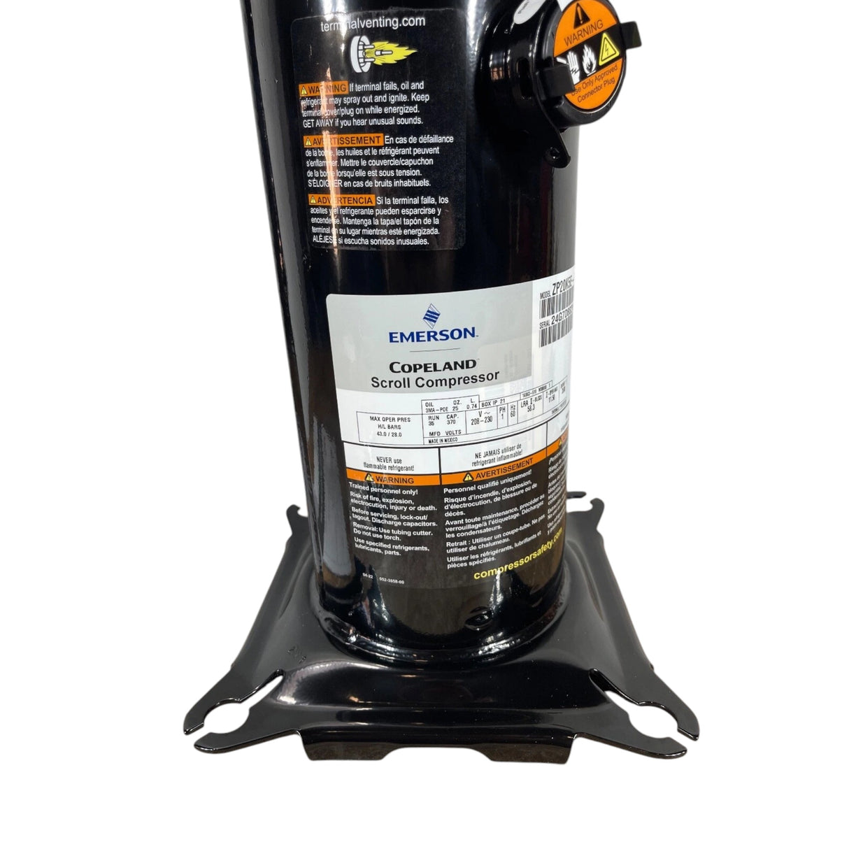 ZP20K5E-PFV-800 Copeland Scroll Compressor