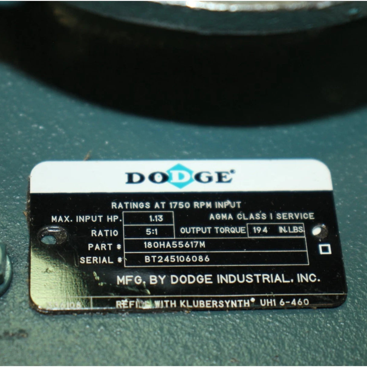 180HA55617M Dodge Reducer