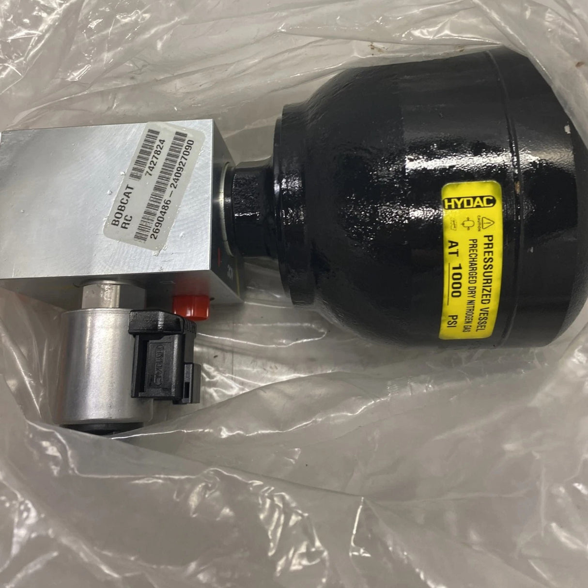 7427824 Genuine Bobcat Accumulator Assembly