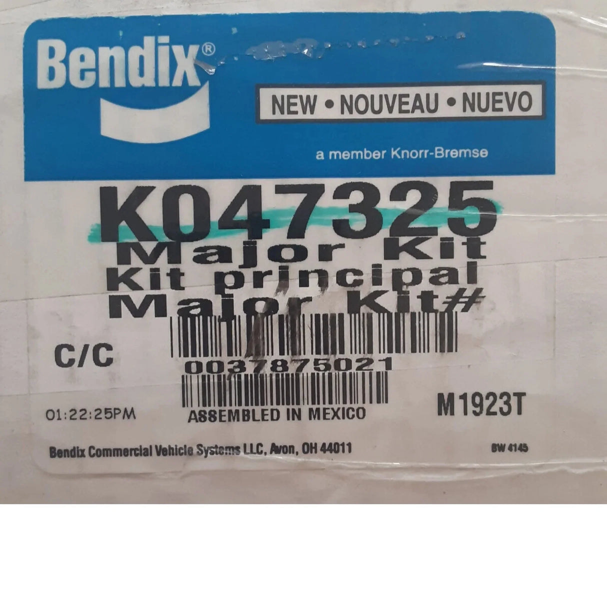 K047325 Bendix Major Kit - Truck To Trailer