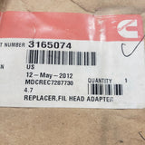 3165074 Genuine Cummins Filter Head Adapter Replacer