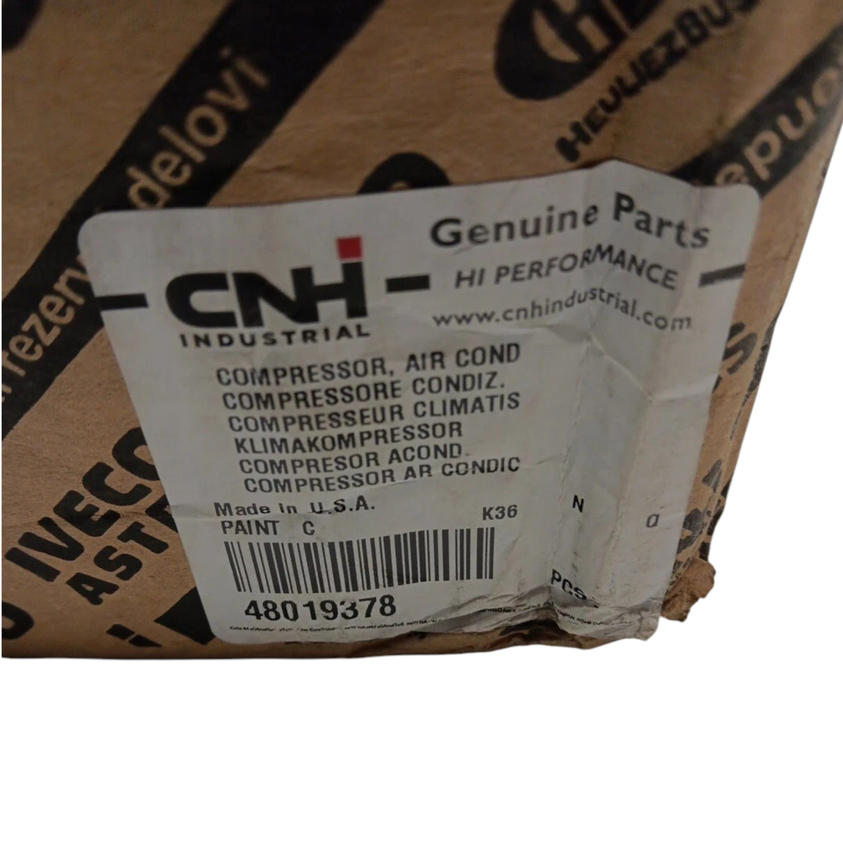 48019378 Genuine CNH A/C Compressor
