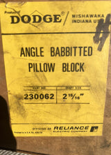 230062 Genuine Dodge Pillow Block Plain Sleeve Bearing