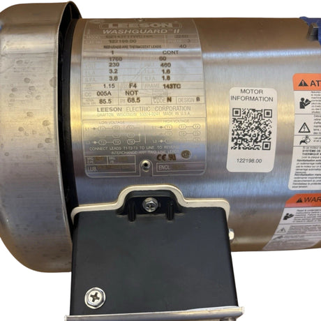 122198.00 Leeson 1HP Washdown Motor