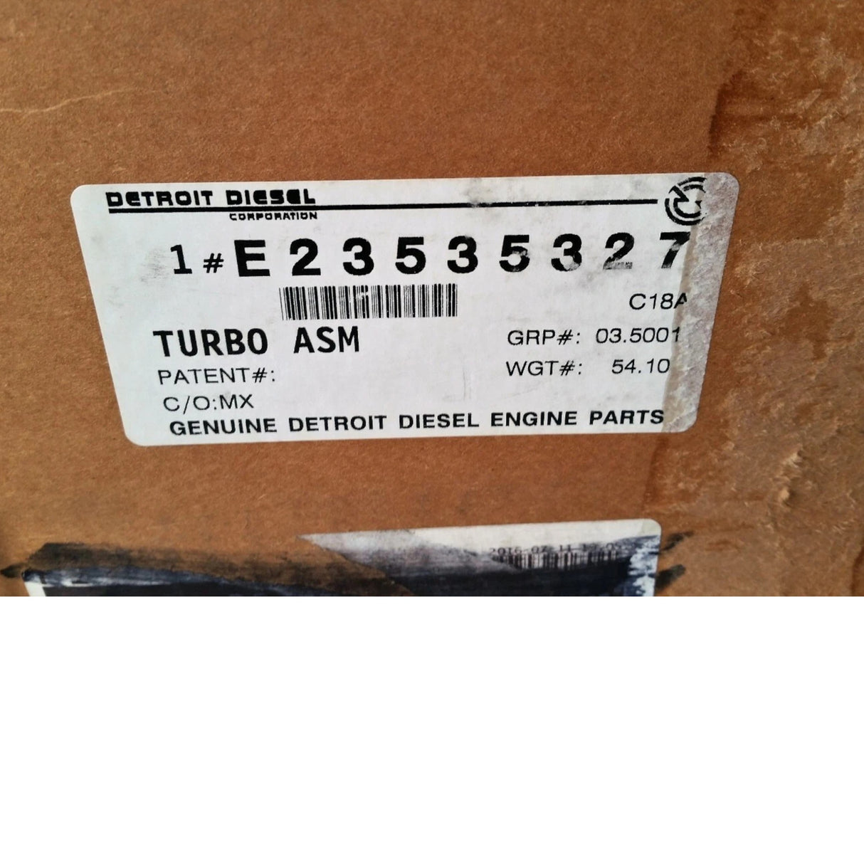 DDE-23535327 Genuine Detroit Diesel Turbocharger Assembly
