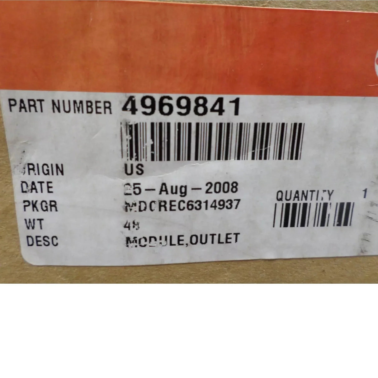 6357727 Genuine Cummins Outlet Module - Truck To Trailer