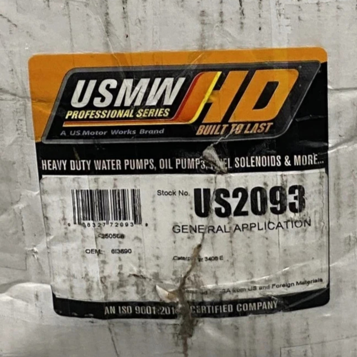 US2093 USMW Heavy Duty Engine Water Pump