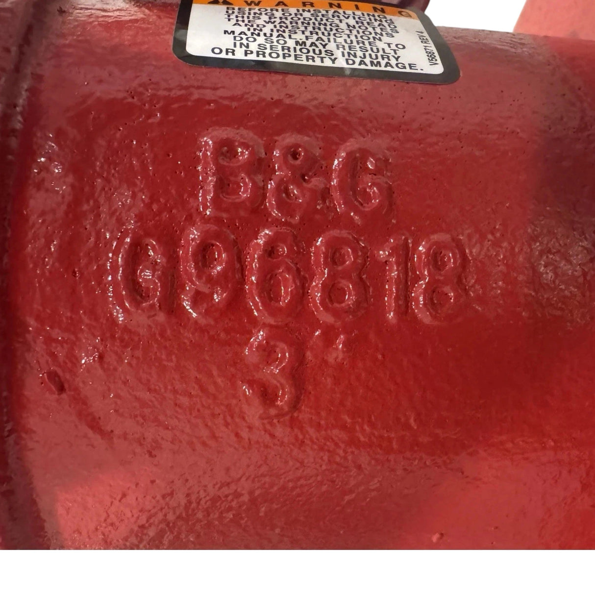 G96818 Bell & Gossett Circuit Setter Balance Valve 3" Flanged