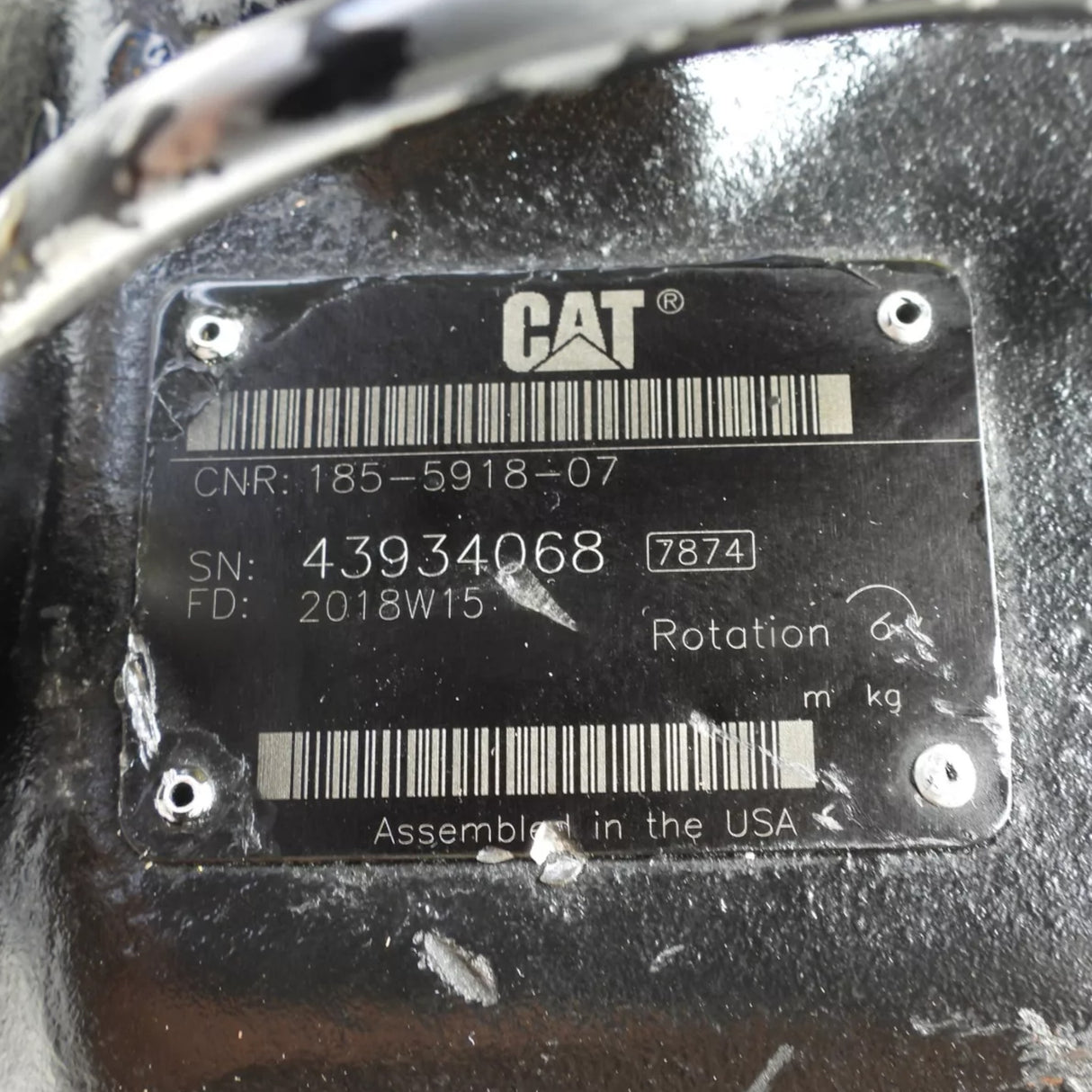 185-5918 CAT  Pump Variable Displacement