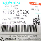 EH195-60200 Kubota ECU Assembly - Truck To Trailer