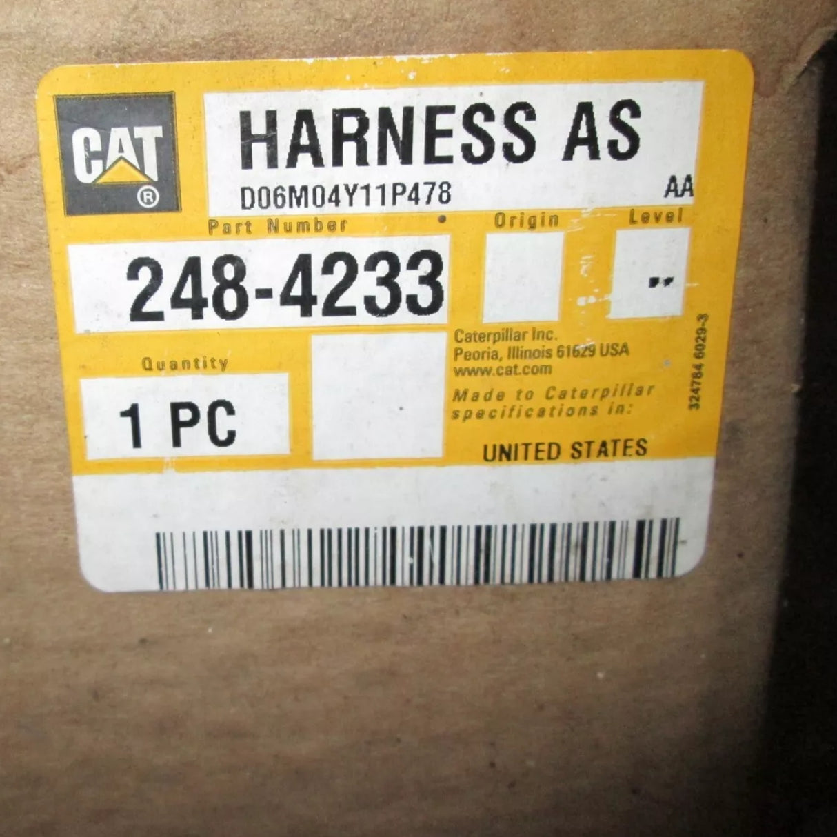 248-4233 Caterpillar Wiring Harness C15