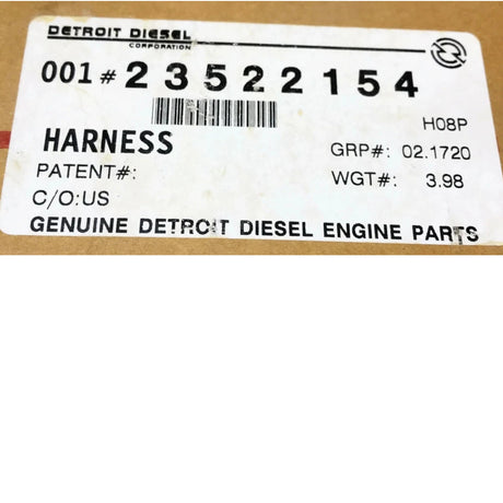 23522154 Genuine Detroit Diesel Wiring Harness Assembly NOS
