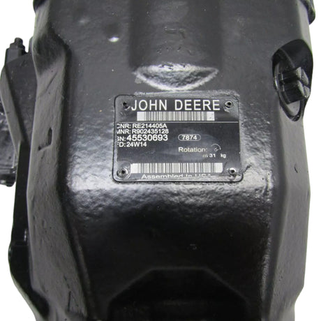 RE214405A Genuine John Deere Hydraulic Axial Piston Pump