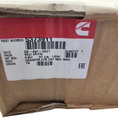 5373911 Genuine Cummins Electronic Control Module Wiring Harness - Truck To Trailer
