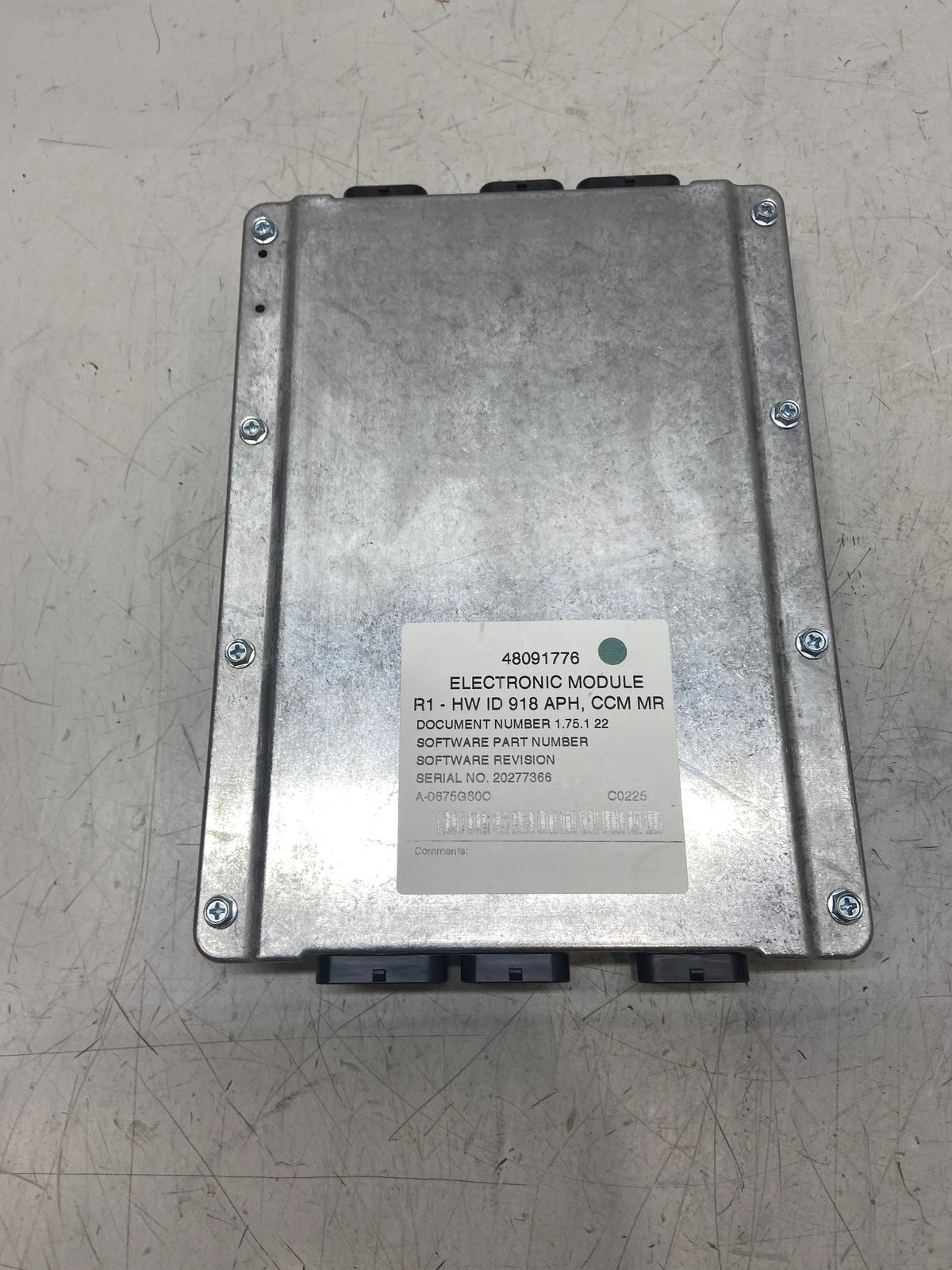 48091776 Genuine CNH Electronic Control Unit