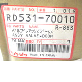 RD531-70010 Genuine Kubota Assembly Valve Boom