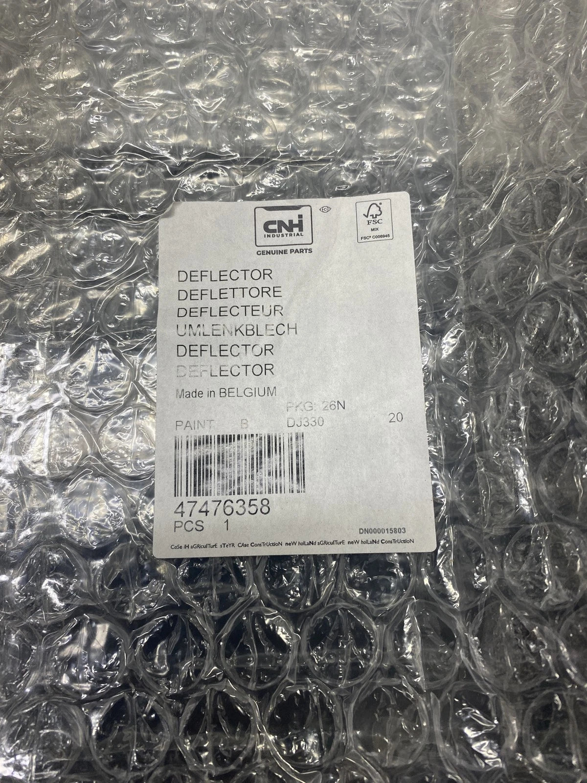 47476358 CNH Deflector