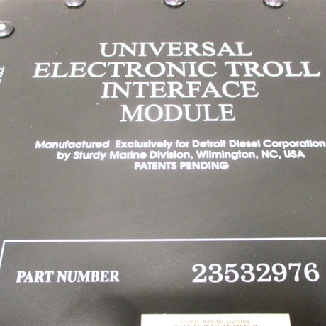 23532976 Detroit Diesel U-ETIM Universal Electronic Troll Interface Module