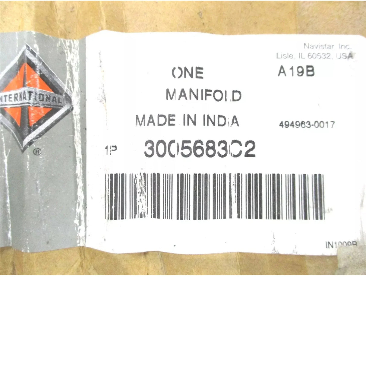3005683C2 International Coolant Manifold Assembly - Truck To Trailer