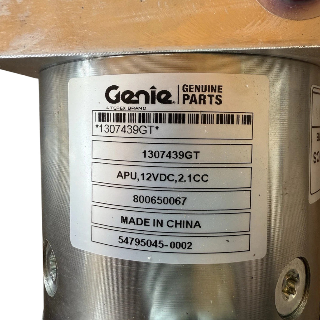 1307439GT Genie Auxiliary Power Unit Assembly