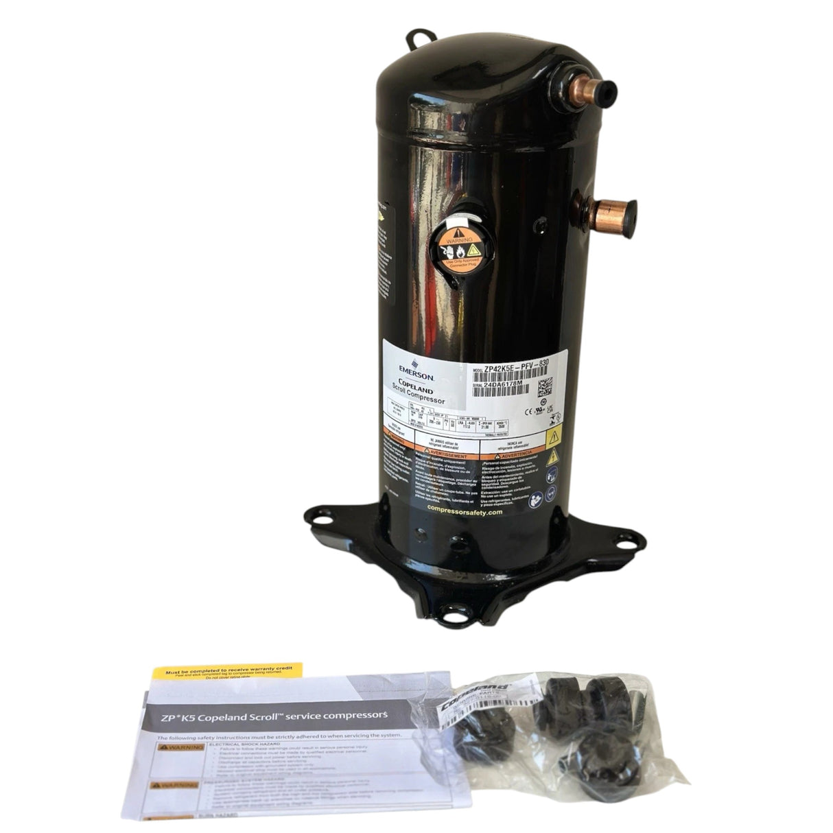 ZP42K5E-PFV-830 Genuine Copeland Scroll Compressor