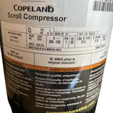 ZR57K3ETFD830 Genuine Copeland Scroll Compresor
