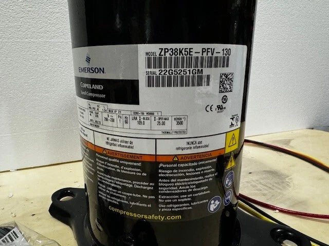 ZP38K5E-PFV-130 Copeland Scroll Compressor