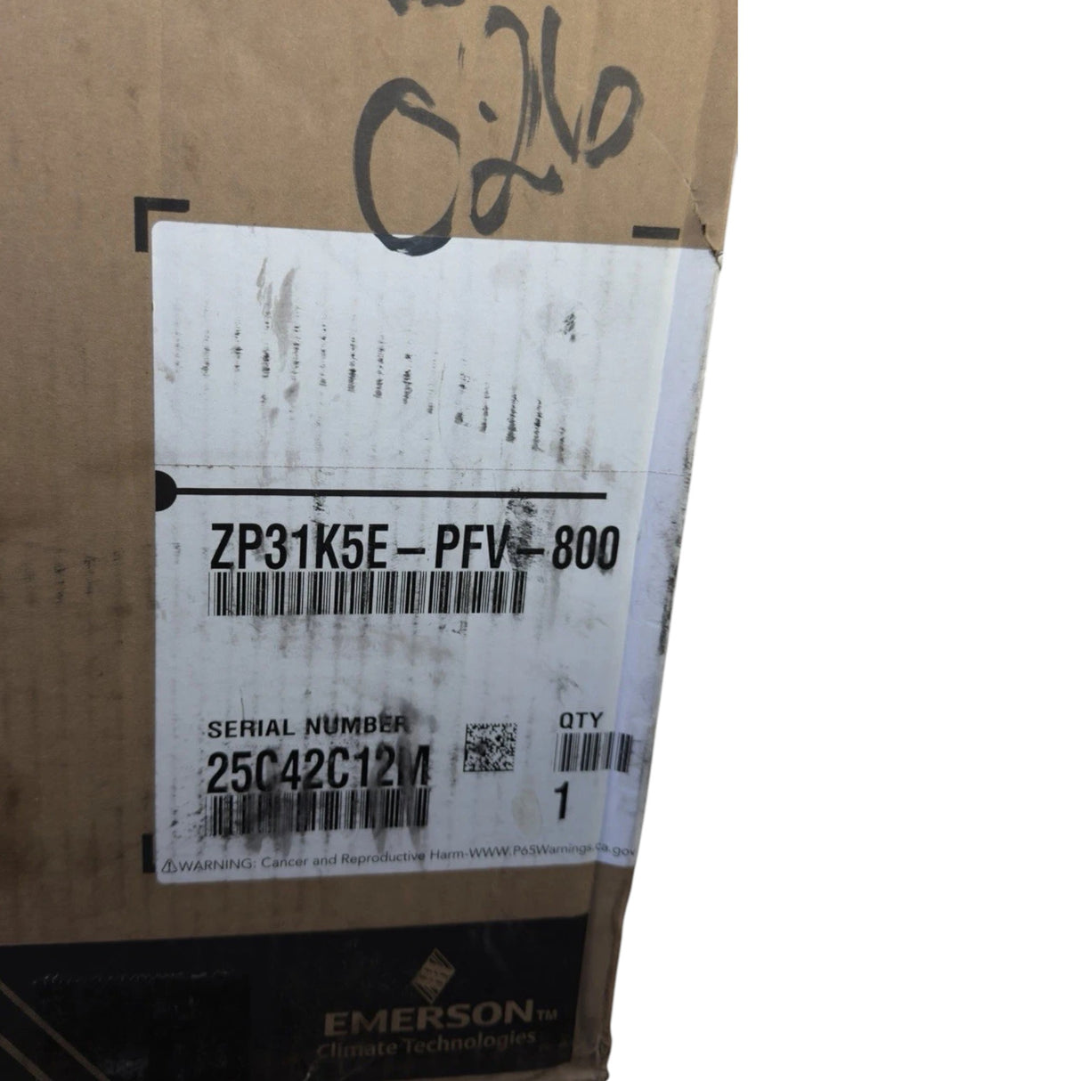 ZP31K5E-PFV-800 Genuine Copeland Scroll Compressor